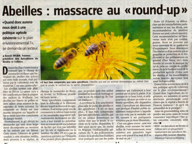 Le Courrier de l'Escaut: massacre au round-up !